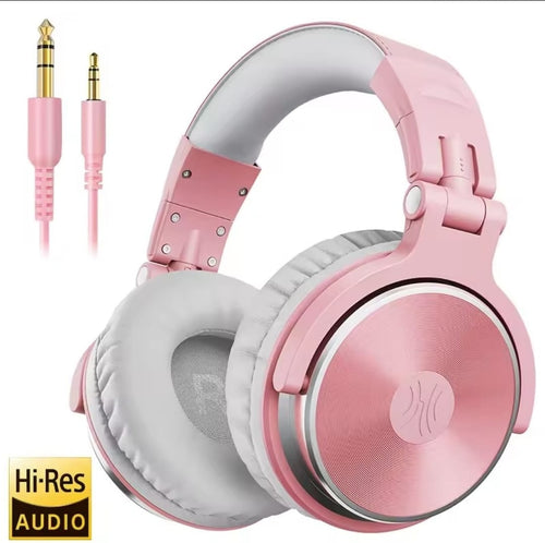 Oneodio Pro 10 casque filaire sur l'oreille haute résolution Audio casque filaire avec Microphone Studio DJ casque stéréo 3.5mm/6.35mm