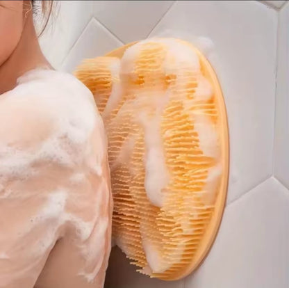 Brosse exfoliante pour les pieds, tapis de lavage des pieds, brosse de massage corporel sous la douche, tapis de bain en silicone, brosse dorsale murale