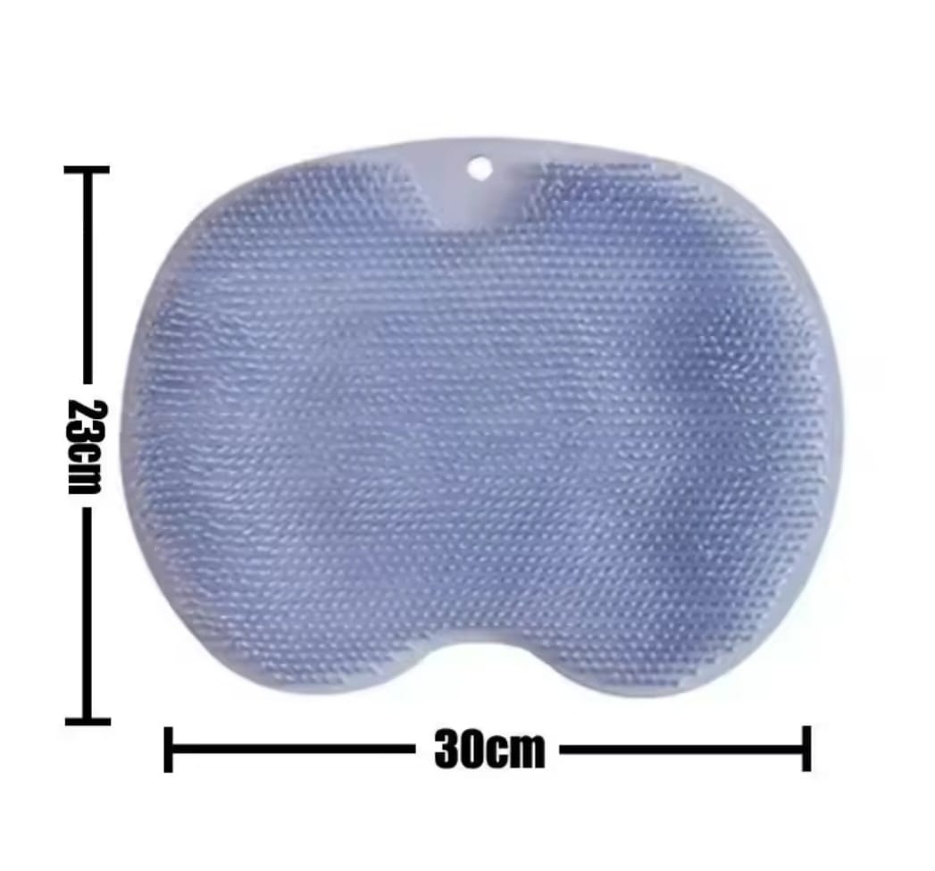 Brosse exfoliante pour les pieds, tapis de lavage des pieds, brosse de massage corporel sous la douche, tapis de bain en silicone, brosse dorsale murale